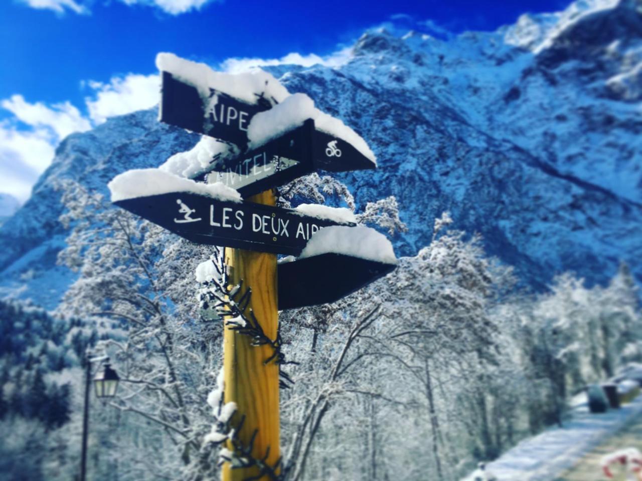 Hotel Au Bon Accueil Les Deux Alpes Exterior foto