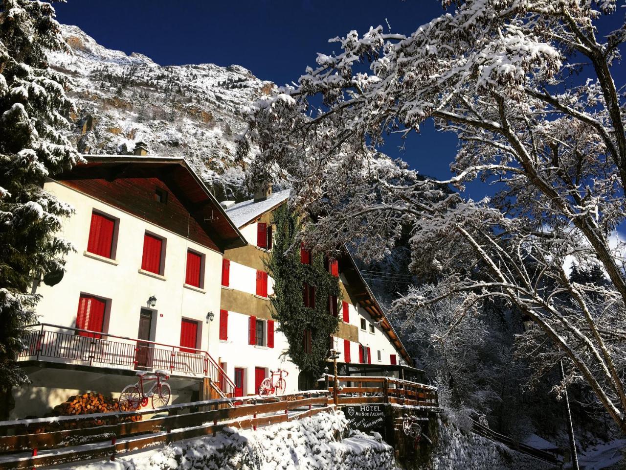 Hotel Au Bon Accueil Les Deux Alpes Exterior foto